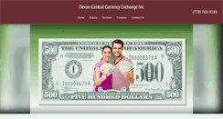 Desktop Screenshot of devon-centralcurrencyexchange.com